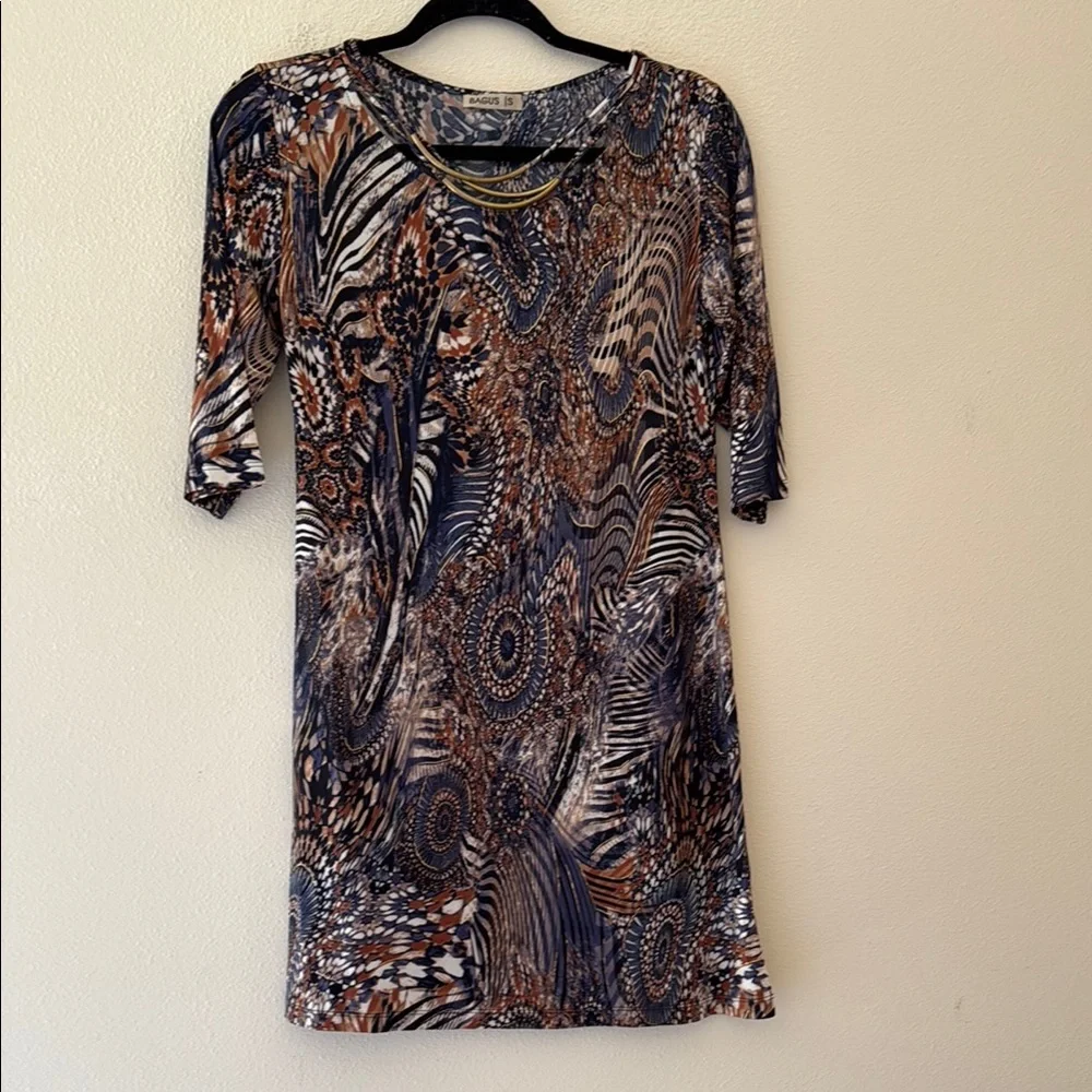 BAGUS Abstract Patterned Dress - Picture 2 of 6